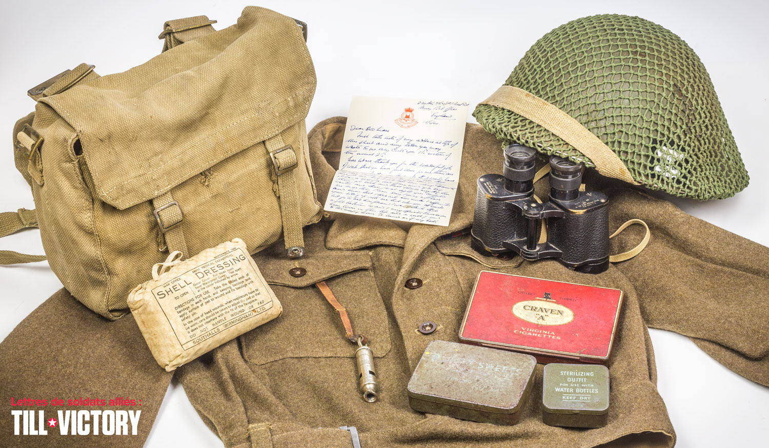 Equipement originaux Nigel Normandie 1944